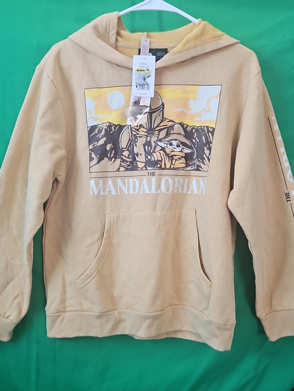 Kohl's The Mandalorian Graphic Hoodie - Light Beige